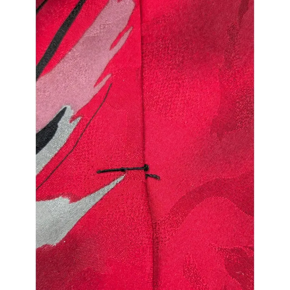 Jerry Garcia Silk Tie Collection Forty One Abstract Design 59‎ x 3.5 Red
